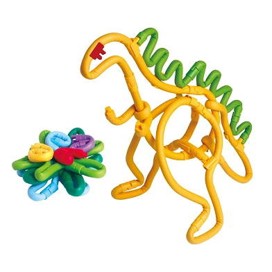 Spaghetteez 3D Art Flexible Construction Sticks Boîte de rangement, 200dlg.