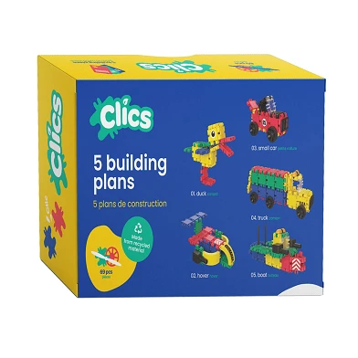 Clics Box 5 en 1, jeu de construction