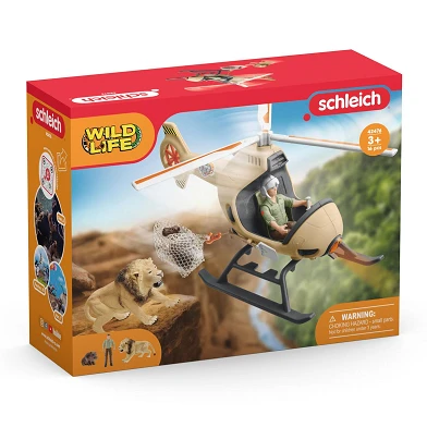 Schleich WILD LIFE Hélicoptère de sauvetage des animaux 42476