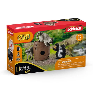 Schleich WILD LIFE S'amuser avec les animaux de la forêt de noix 42532