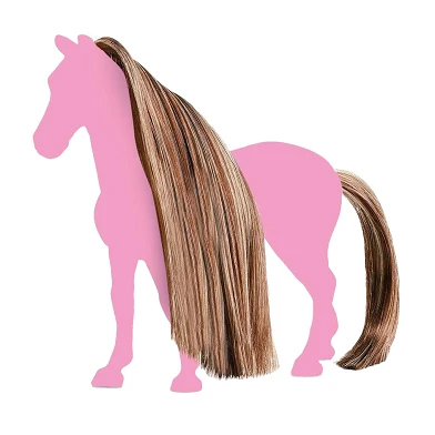 Schleich HORSE CLUB Hair Beauty Pferde Braun Gold 42653