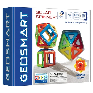 GeoSmart Solar Spinner Magnetisches Bauspielzeug, 23dlg.