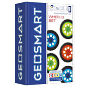 GeoSmart Wheel Set Jouets de construction magnétiques, 11 pcs.