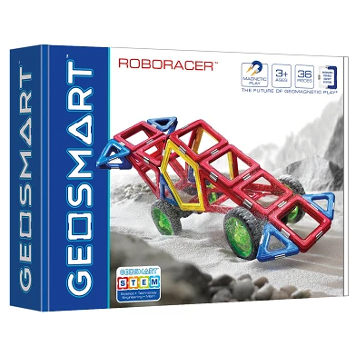 GeoSmart Roboracer Magnetisches Bauspielzeug, 36-tlg.