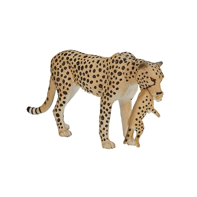 Mojo Wildlife Cheetah Vrouwtje met Welp - 387167