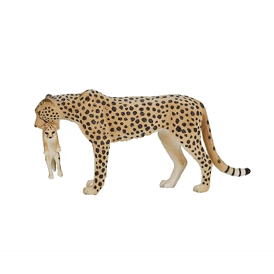 Mojo Wildlife Cheetah Femelle avec Petit - 387167
