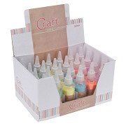 Deco Glitters in Flasche, 24 Flaschen (4x6 Farben)
