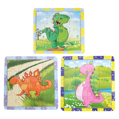 Puzzel Hout - Dino