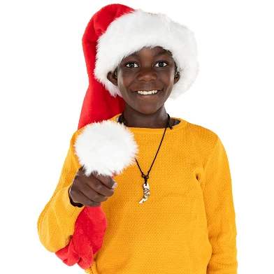Peluche bonnet de Père Noël, 125 cm