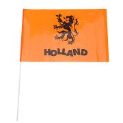 Flagge von Holland am Stock