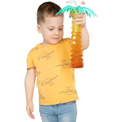 Kinderbeker Palmboom met Rietje