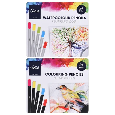 Crayons de couleur HQ, 24 pcs.