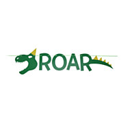 Wimpelkette Dino ROAR, 1mtr.