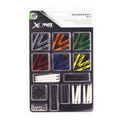 Kit d'accessoires pour fléchettes XQMAX, 84 pièces.