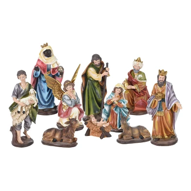 Figurines de Noël, 10 pcs.