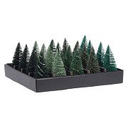 Weihnachtsbaum Glitzer LED, 10cm