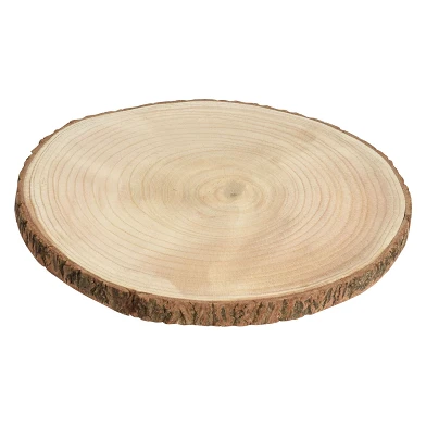 Disque d'arbre avec écorce, 30x2cm
