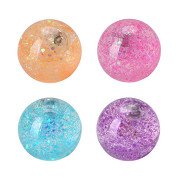 Stuiterbal met Licht en Glitter