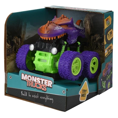 Frictie Monstertruck Dino 11cm