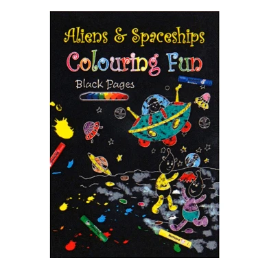 Kleurboek met Zwarte Pagina's