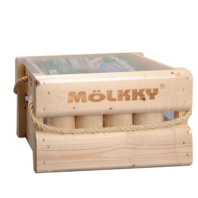 Mölkky Original dans une boîte de rangement