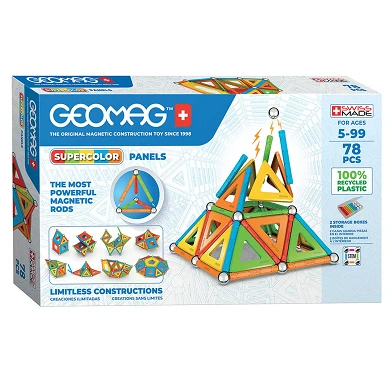 Geomag Super Color Recycling, 78 Stück.