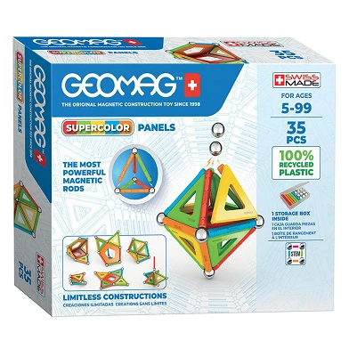 Geomag Super Color Panels Recycled, 35 Stk.