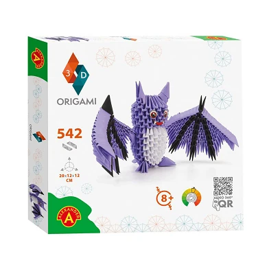 ORIGAMI 3D - Fledermaus, 542 Stück.