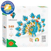 ORIGAMI 3D - Pfau, 549 Teile