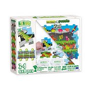 BiOBUDDi 2in1 Puzzle und Memo Dinosaurier