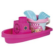 Ständer-Set Piratenboot Pink