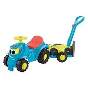Ecoiffier Traktor mit Anhänger und Rasenmäher