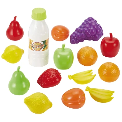 Ecoiffier Toys Lebensmittel Obst und Gemüse, 15 Stk.