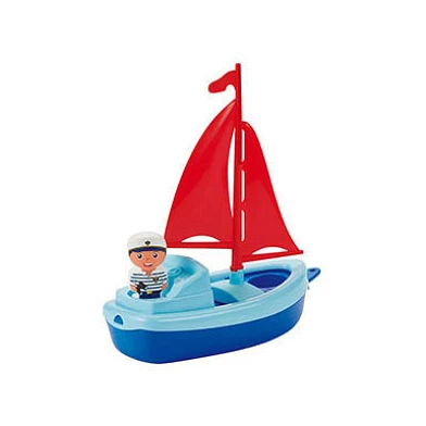 Ecoiffier Segelboot mit Spielfigur, 22 cm