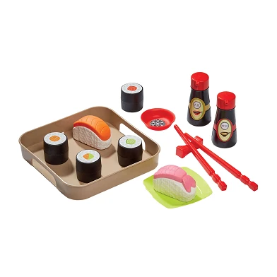 Ecoiffier Play Food Sushi Spielset, 14-teilig.