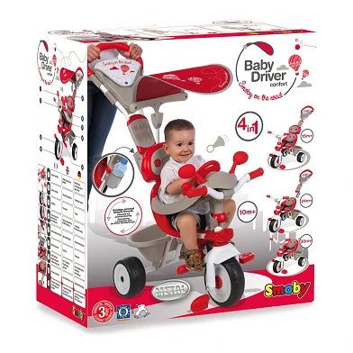 Smoby Baby Driewieler Rood