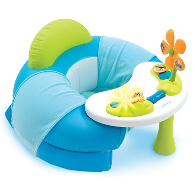 Smoby Cotoons Babystoel met Activiteitentafel - Blauw