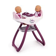 Smoby Baby Nurse Paarse Babystoel voor 2 Poppen