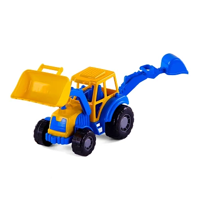 Tracteur Cavallino avec chargeur frontal bleu