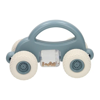 Spielzeugauto für Kleinkinder mit Rassel – Pastellblau