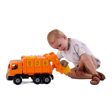 Cavallino XL Camion Poubelle Orange, 42 cm