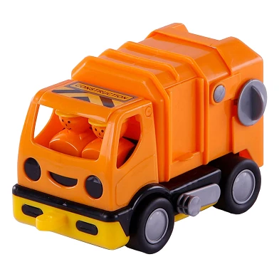 Cavallino Mon premier camion poubelle Orange, 19 cm