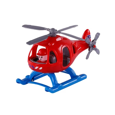 Cavallino Feuerwehrhubschrauber mit Spielfigur, 29,5 cm