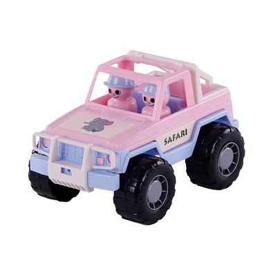 Cavallino Jeep Pink mit 2 Spielfiguren