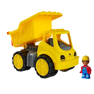Camion-benne midi BIG Power Worker avec figurine