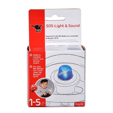 BIG SOS-Lenkerlicht mit Sound