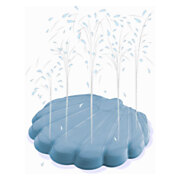 BIG Splash Water Sprinkler Schale Blau