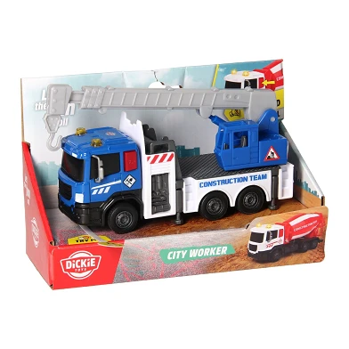 Dickie City Worker Truck mit Kran