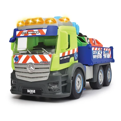 Dickie Action Truck - Recycle Vrachtwagen met Bakken