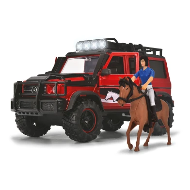 Dickie Jeep mit Pferdeanhänger-Spielset